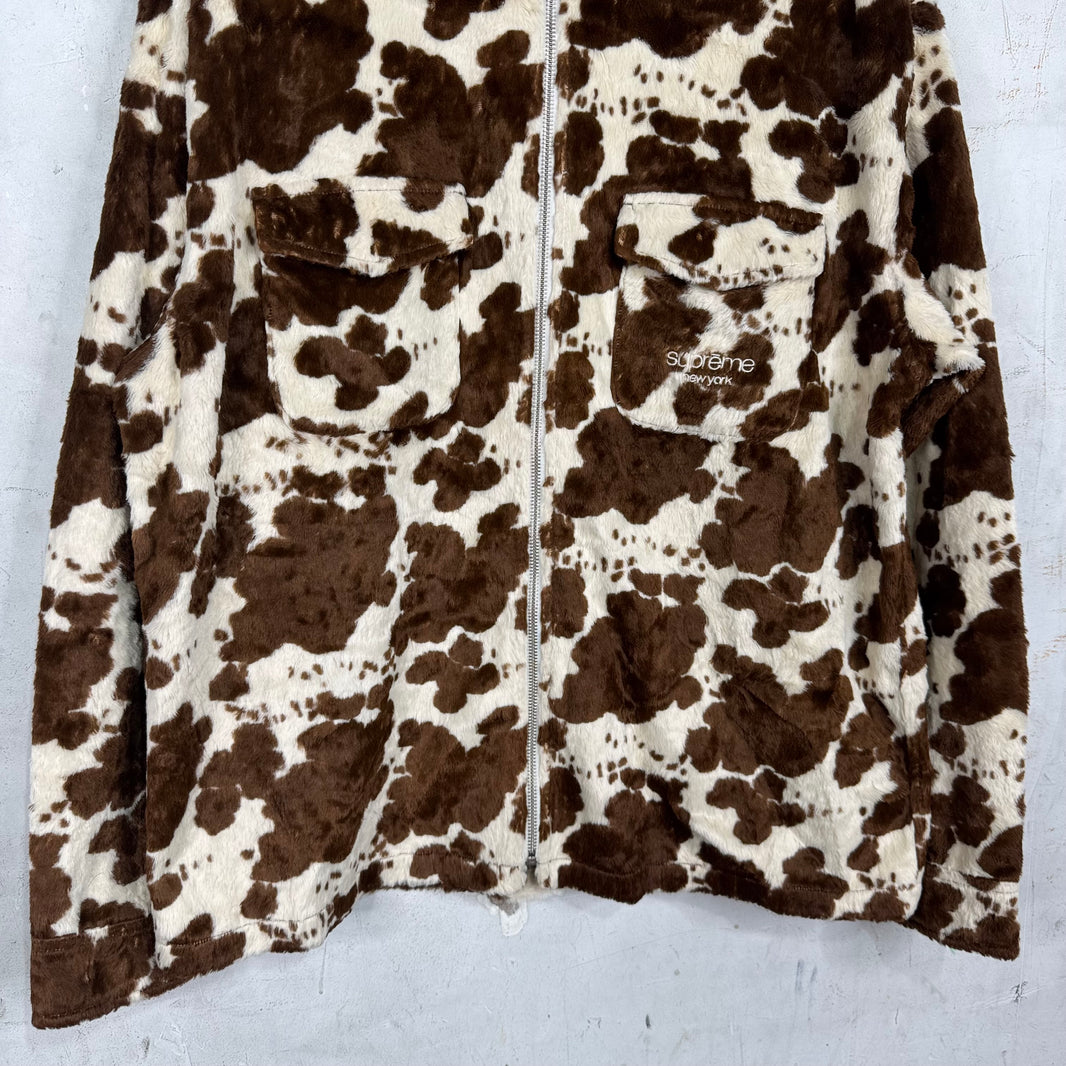 Supreme Faux Cow Print Overshirt