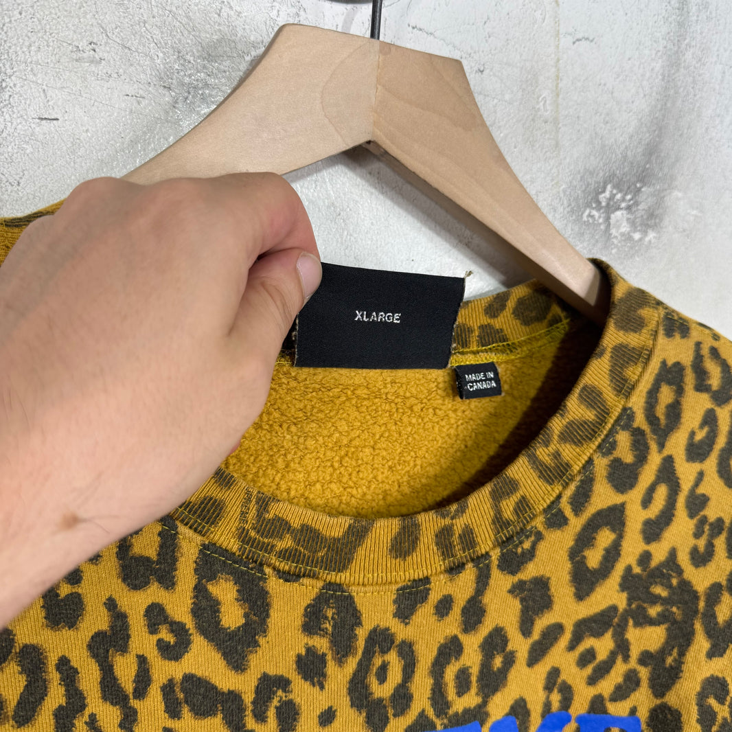 Supreme x Hysteric Glamour Cheetah Crewneck