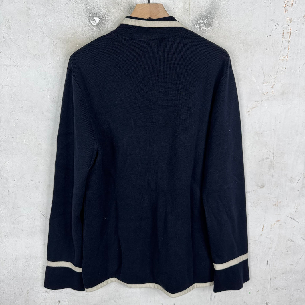 Ralph Lauren Cotton/Cashmere Knitted Blazer