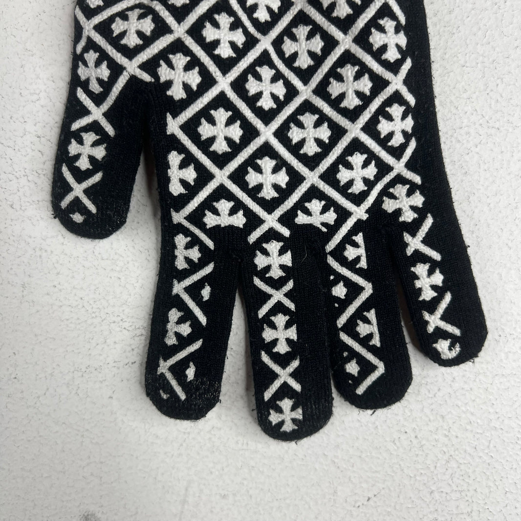 Chrome Hearts Black Work Gloves