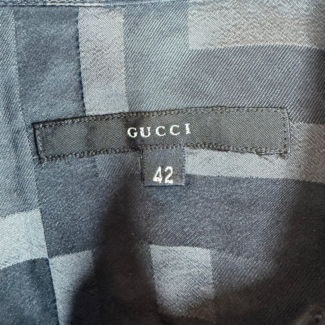 Gucci 1998 G Logo L/S Silk Shirt