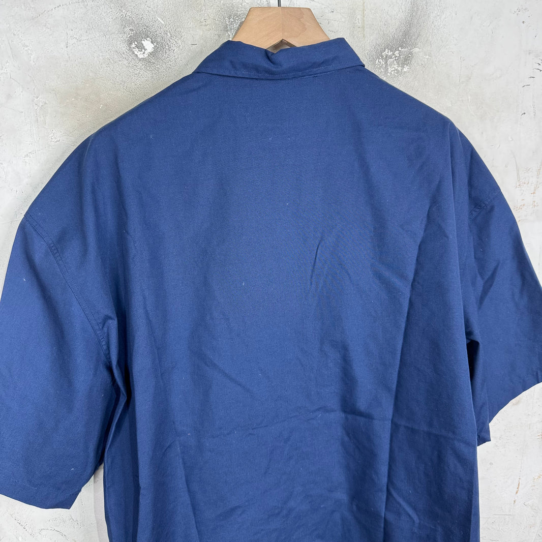 Prada Logo S/S Zipped Work Shirt