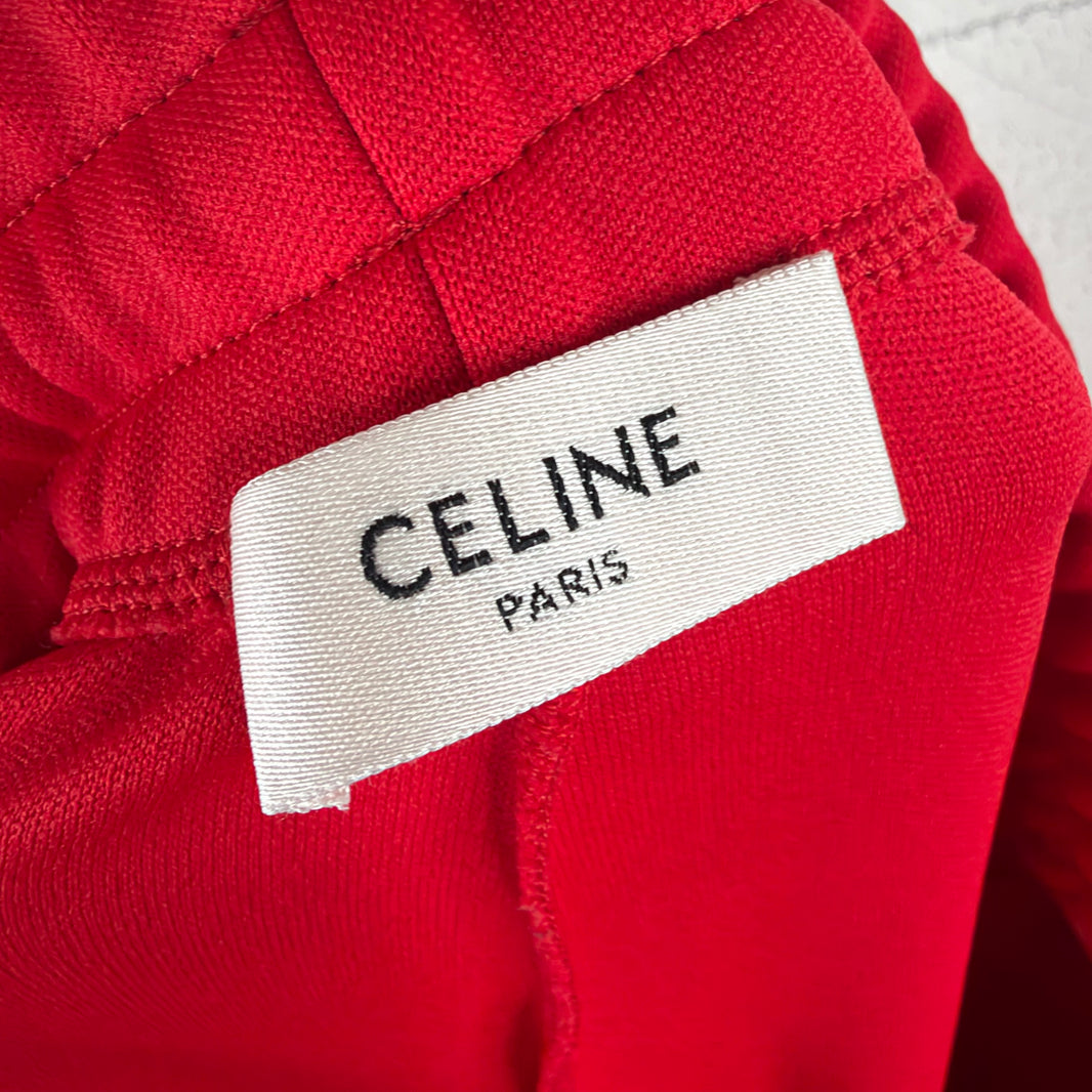 Celine Red Side Striped Trackpants