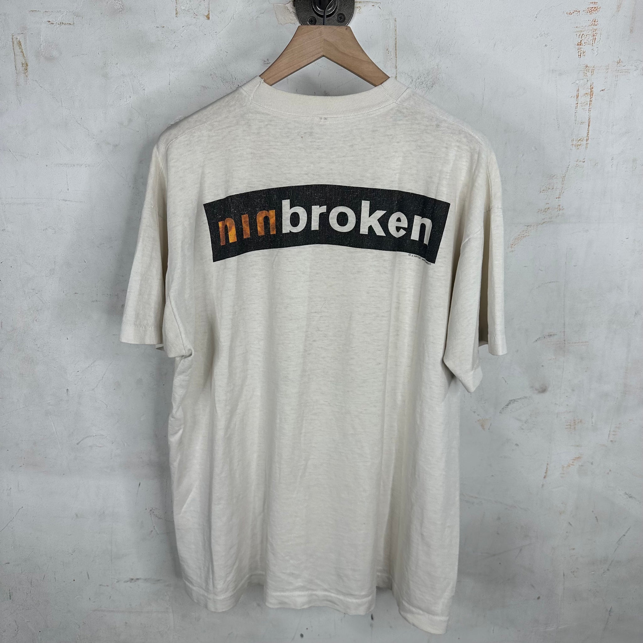 Vintage Nine Inch Nails NIN Broken T-Shirt