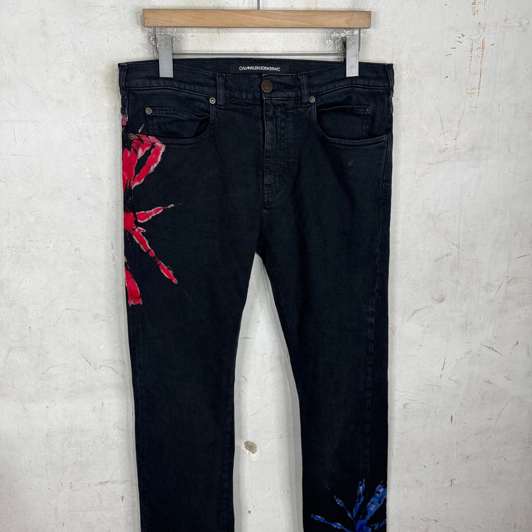 Calvin Klein 205W39NYC Black Tie Dye Jeans