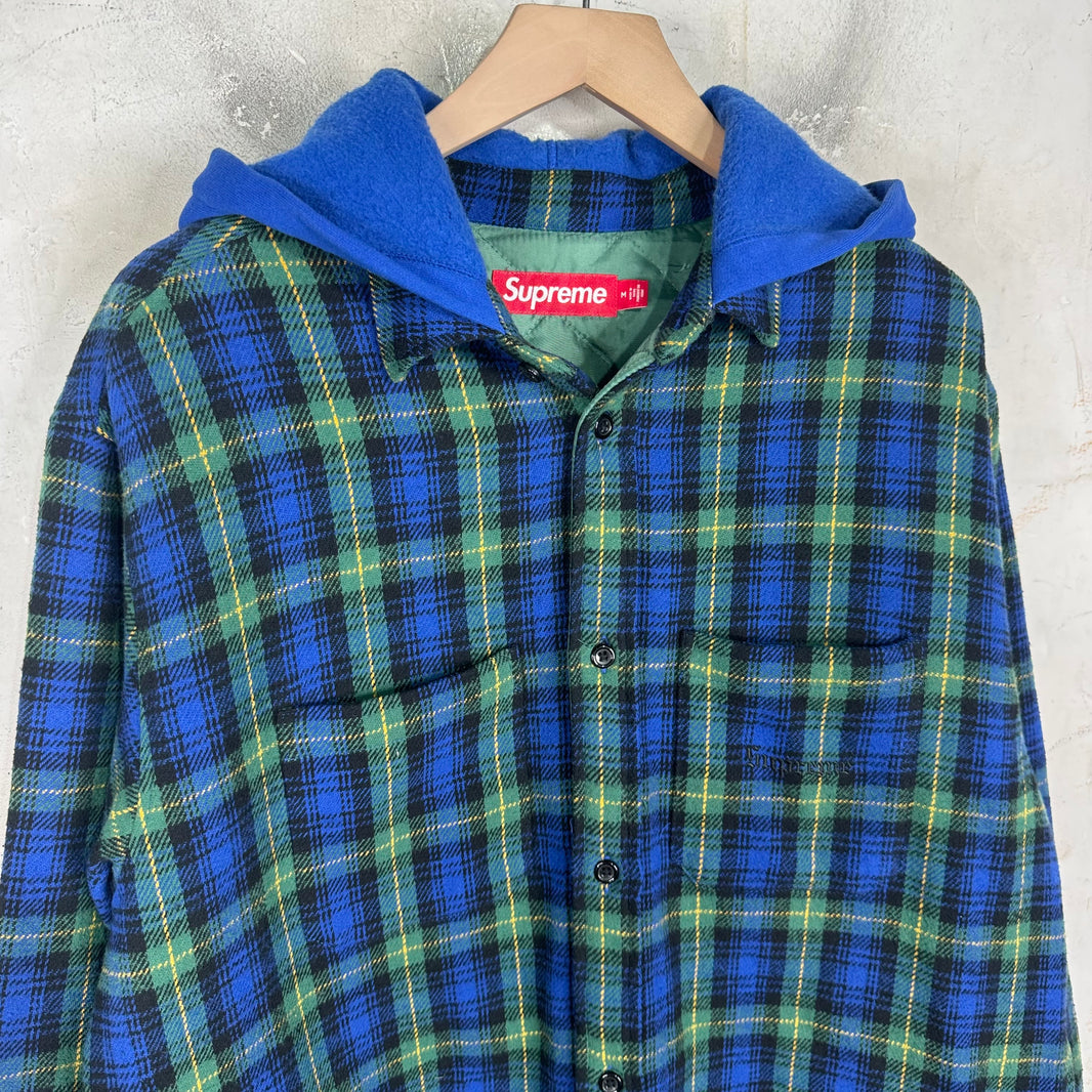 Supreme Hooded Plaid Flannel