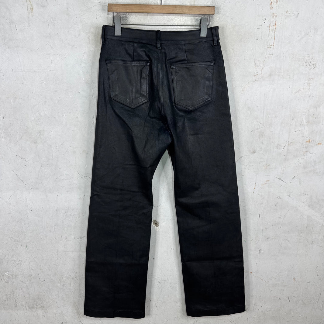 Rick Owens Porterville Waxed Geth Jeans