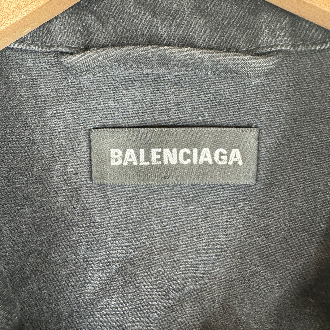Balenciaga Black Denim Jacket