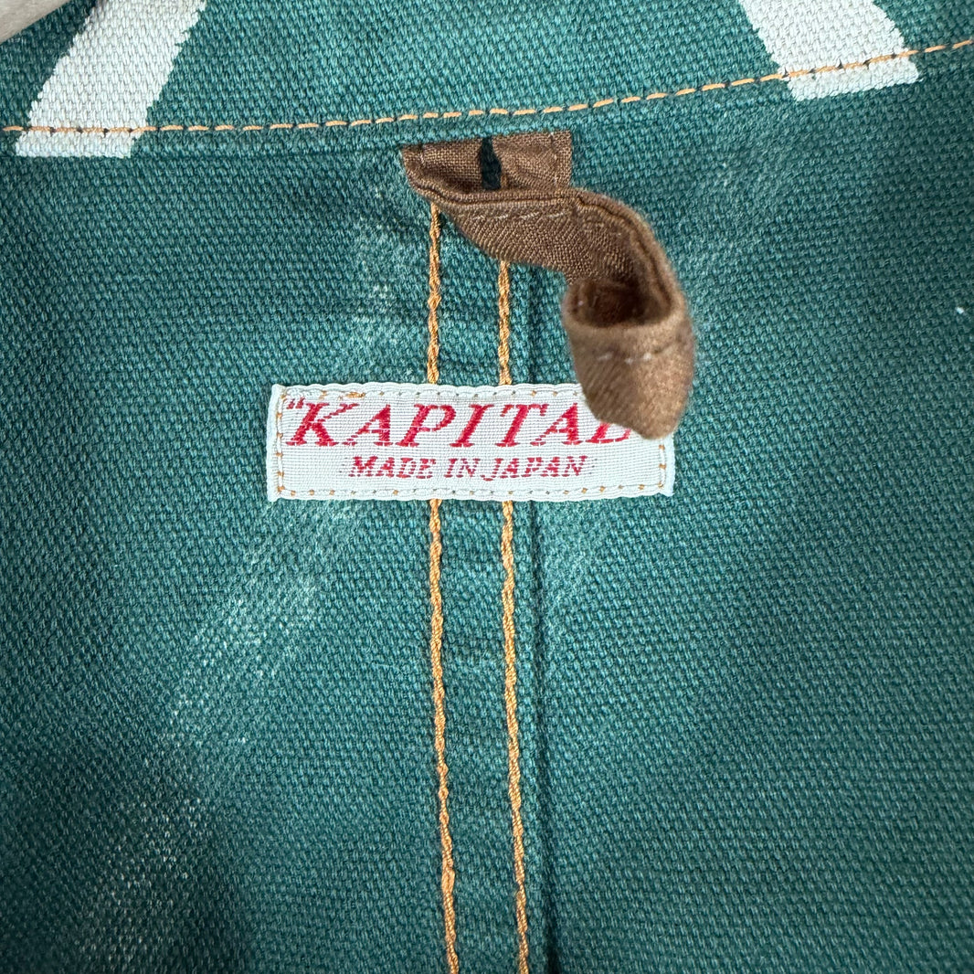 Kapital Cactus Drunk Stripe Chore Jacket
