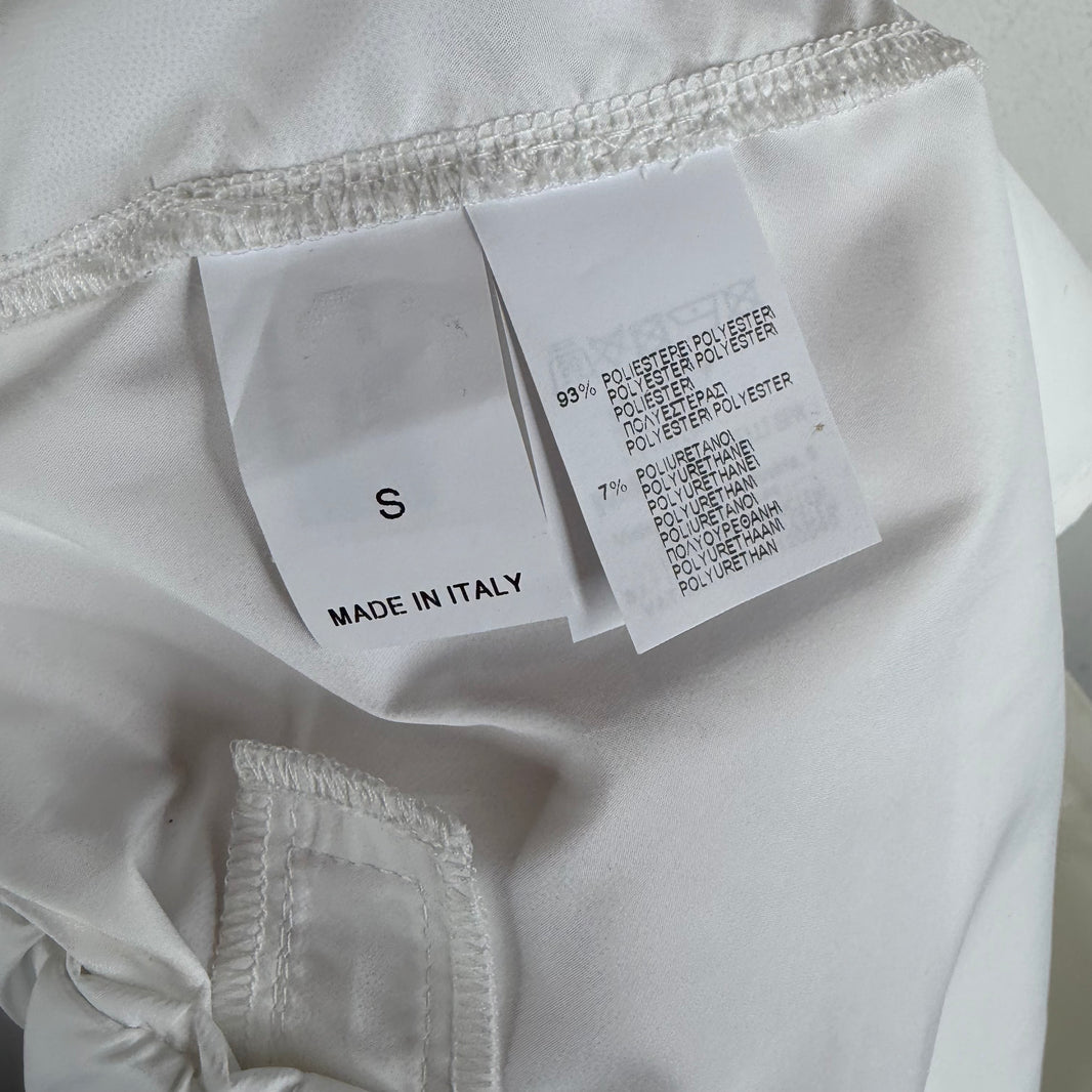 Brunello Cucinelli Pleated White Shorts