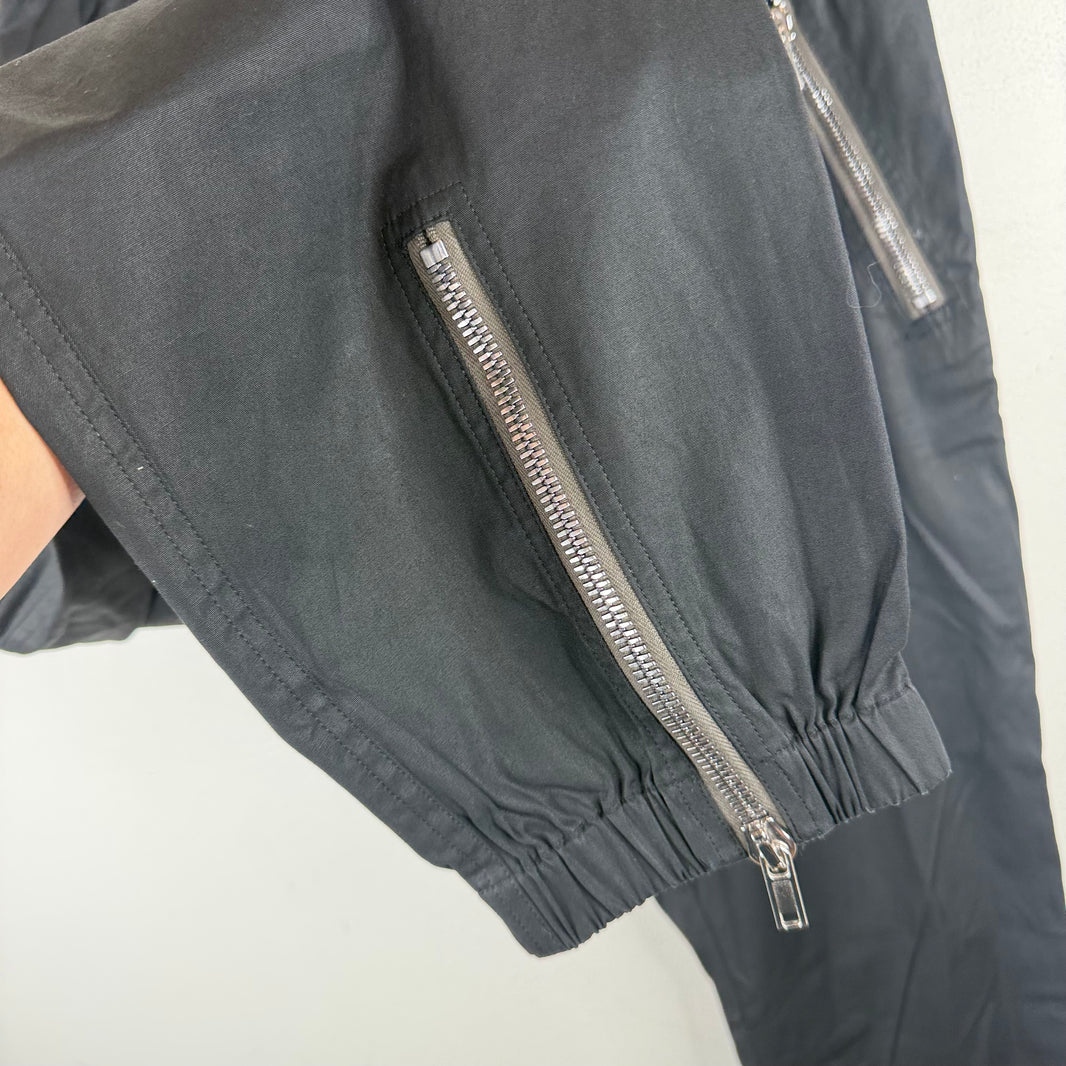 Rick Owens Black Drawstring Trackpants