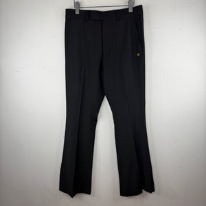 Amiri Gold Logo Dress Pants
