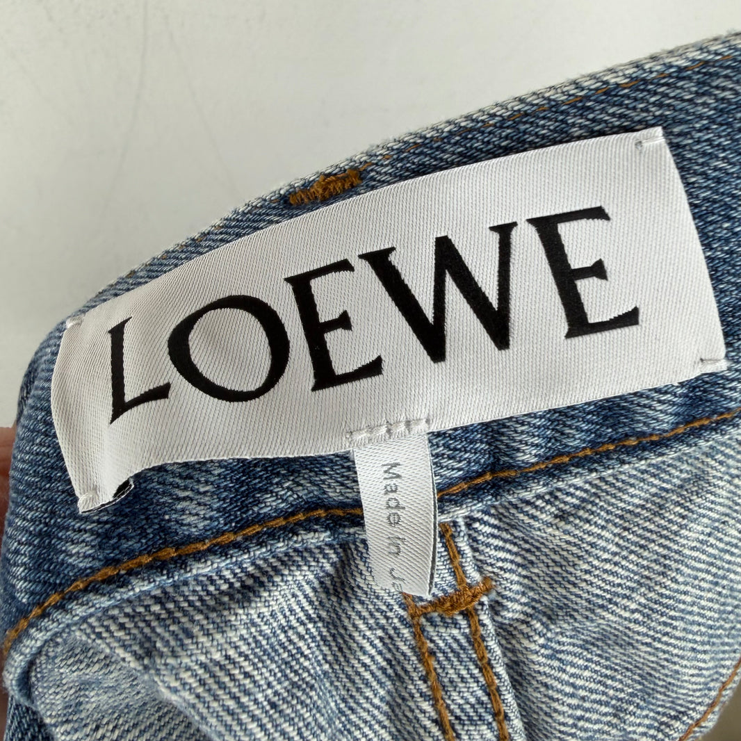 Loewe Blue Denim Straight Leg Denim Jeans