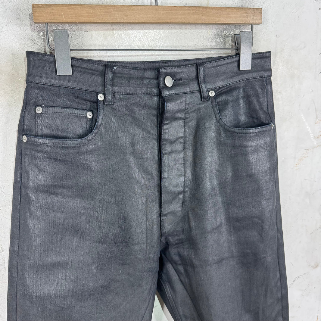 Rick Owens Porterville Waxed Geth Jeans