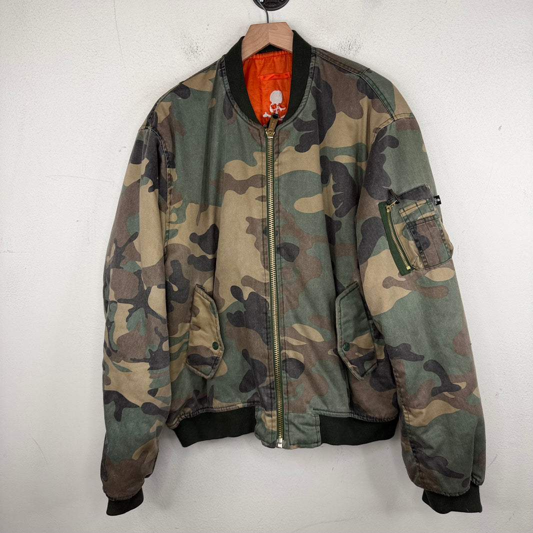 Mastermind Japan Camo Reversible Bomber Jacket