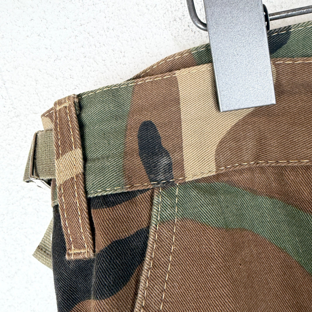 Celine Adjustable Camo Cargo Pants