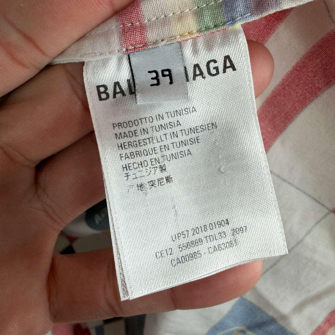 Balenciaga Flags Button Up Shirt