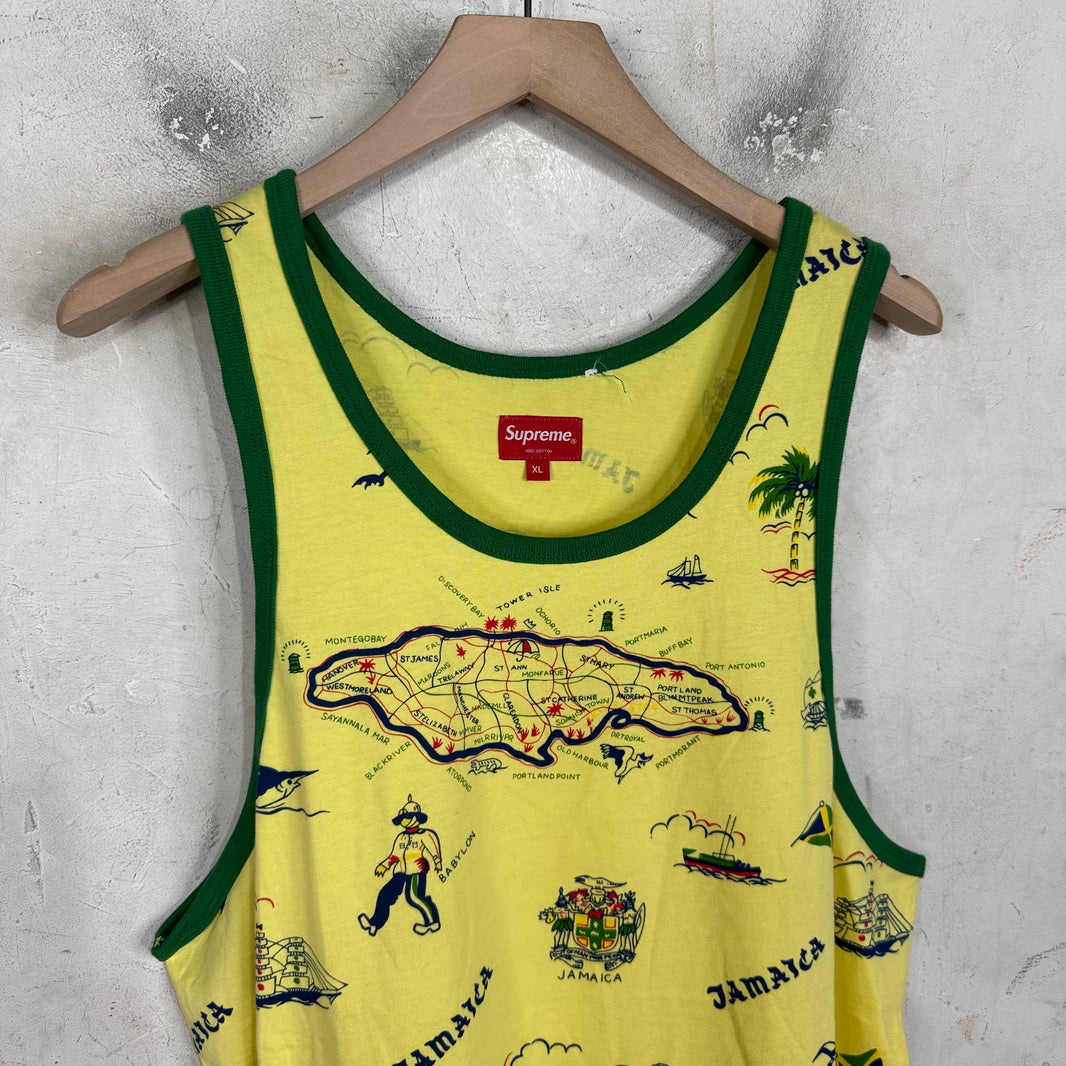 Supreme Jamaica Map Tank
