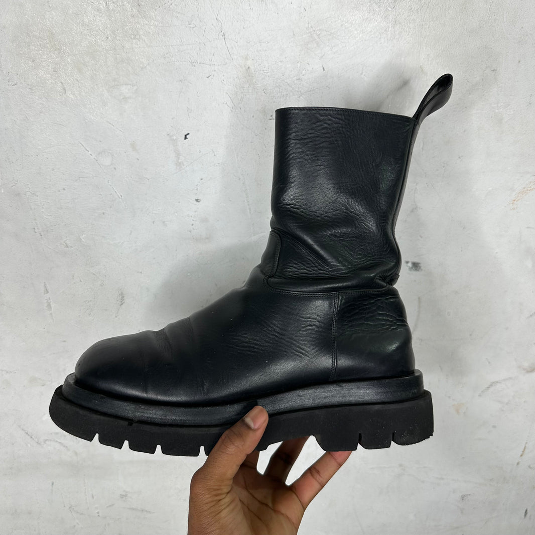 Bottega Veneta Zipped Lug Ankle Boot
