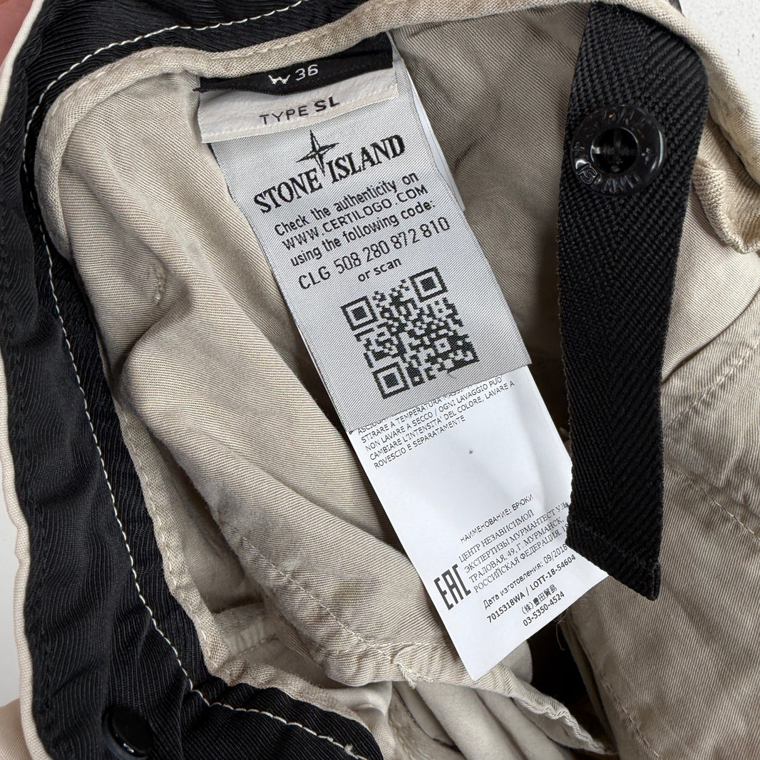 Stone Island Tan Cargo Pants