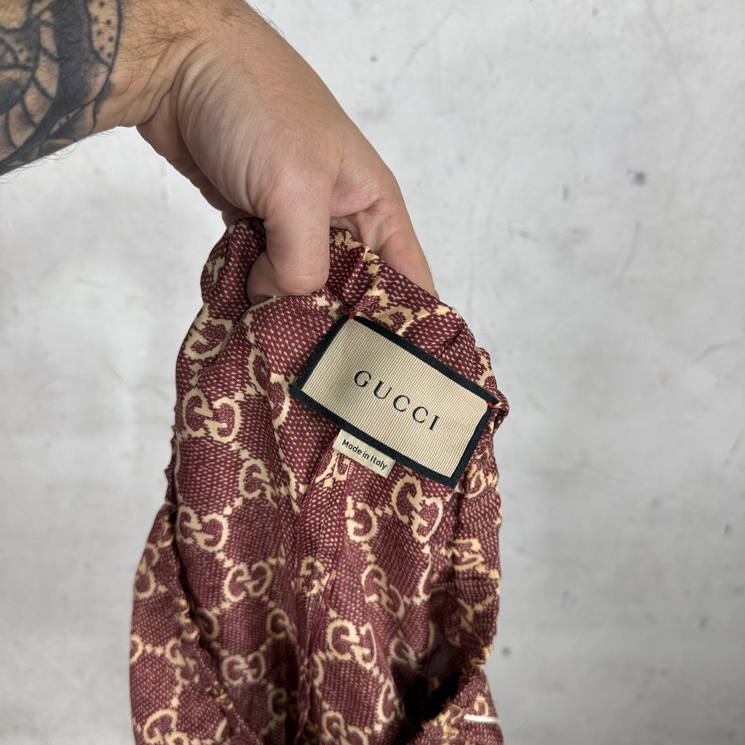 Gucci Monogram Silk Boxer Shorts