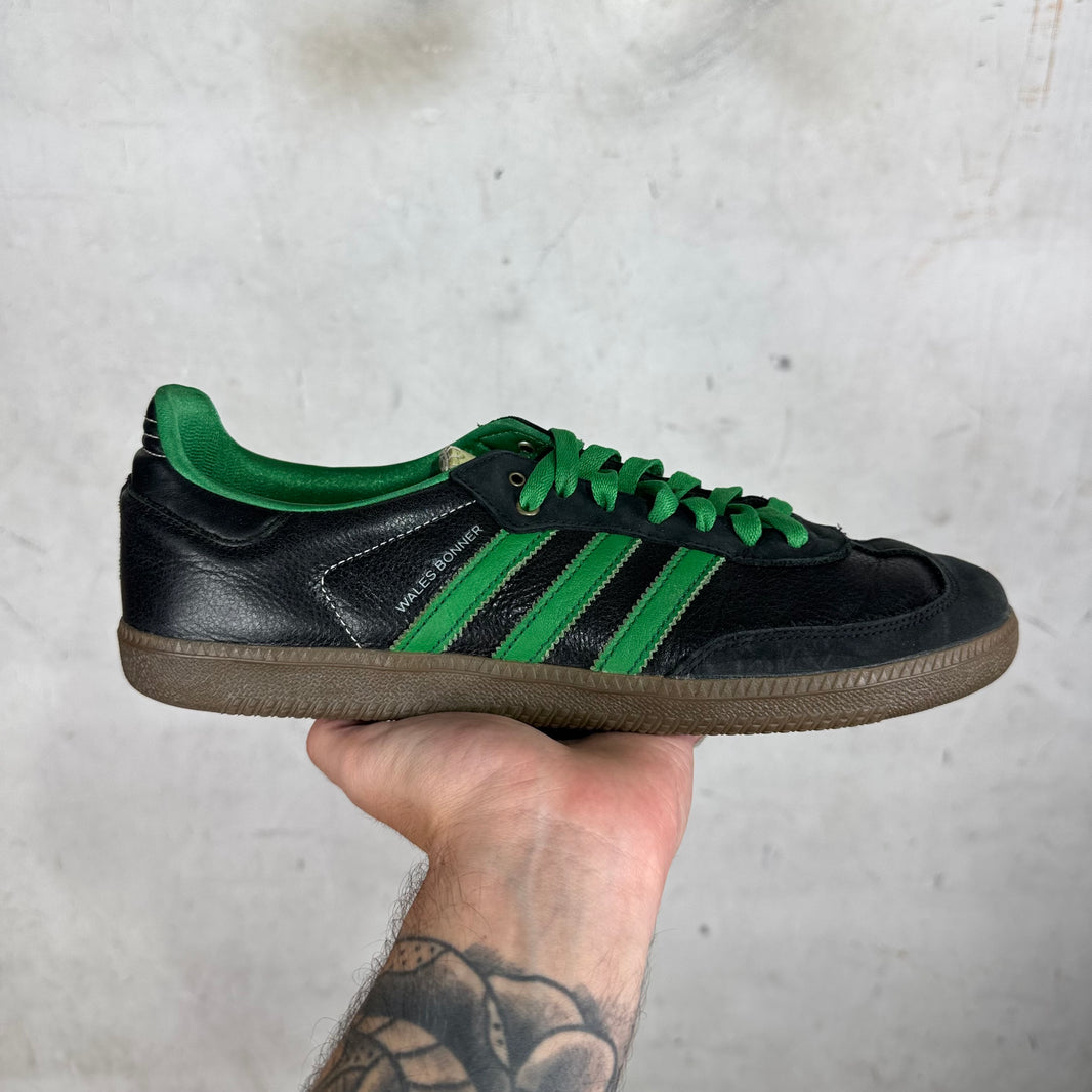 Adidas x Wales Bonner Black/ Green Sambas