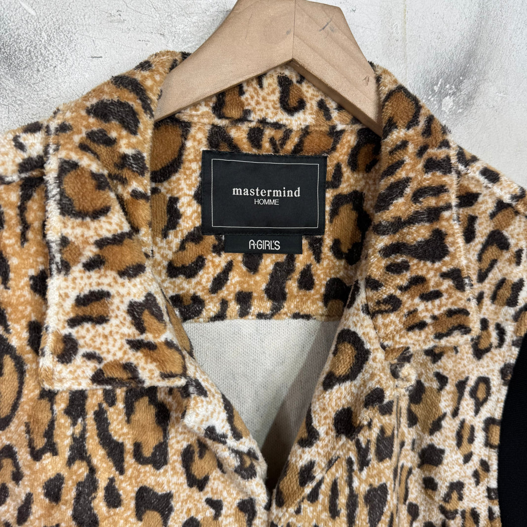 Mastermind Japan Cheetah Paneled Shirt