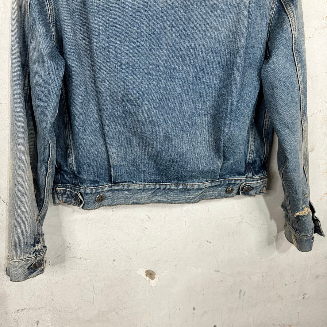 Margiela Lightwash Cropped Denim Jacket