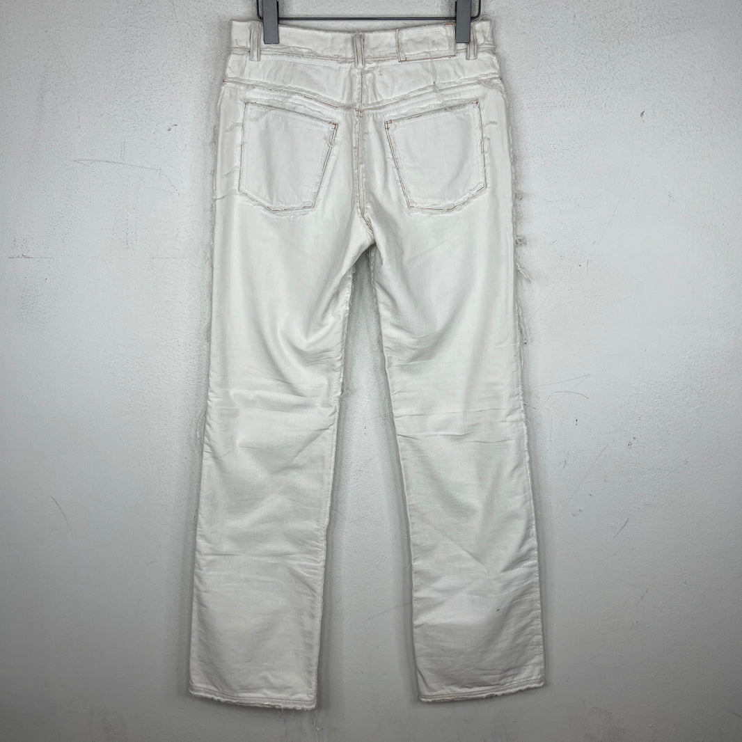 Margiela White Distressed Inside Out