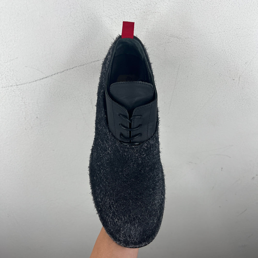 424 Suede Wrap Covered Leather Derbys