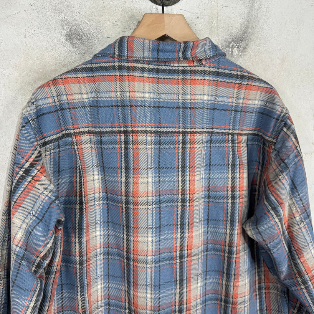 Stussy Blue Cotton Flannel
