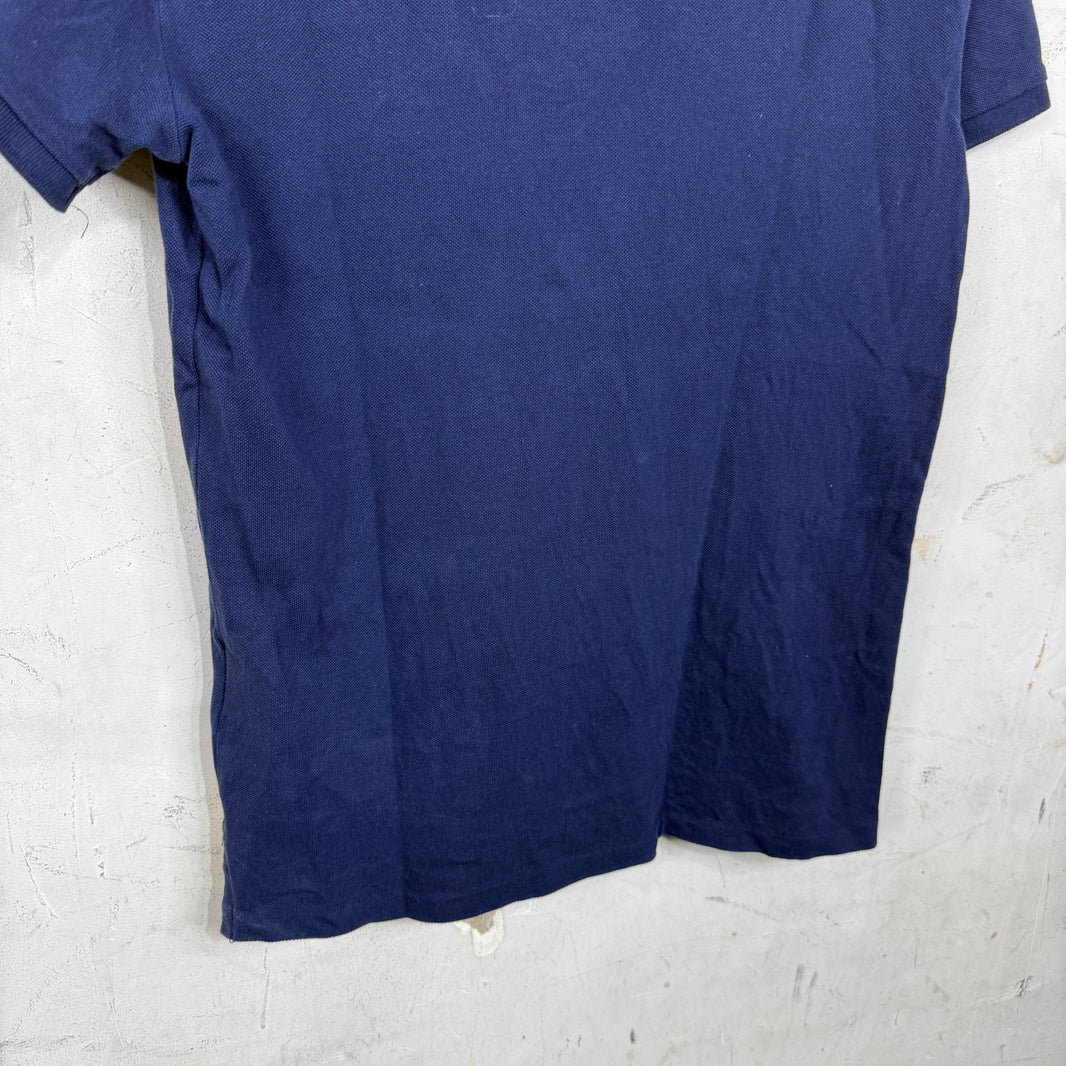 Ralph Lauren Navy Yellow Striped Big Horse Polo