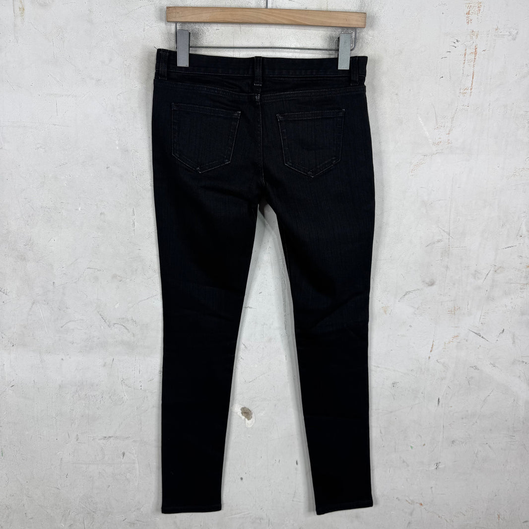 Saint Laurent Stitch Logo Black D01 Jeans