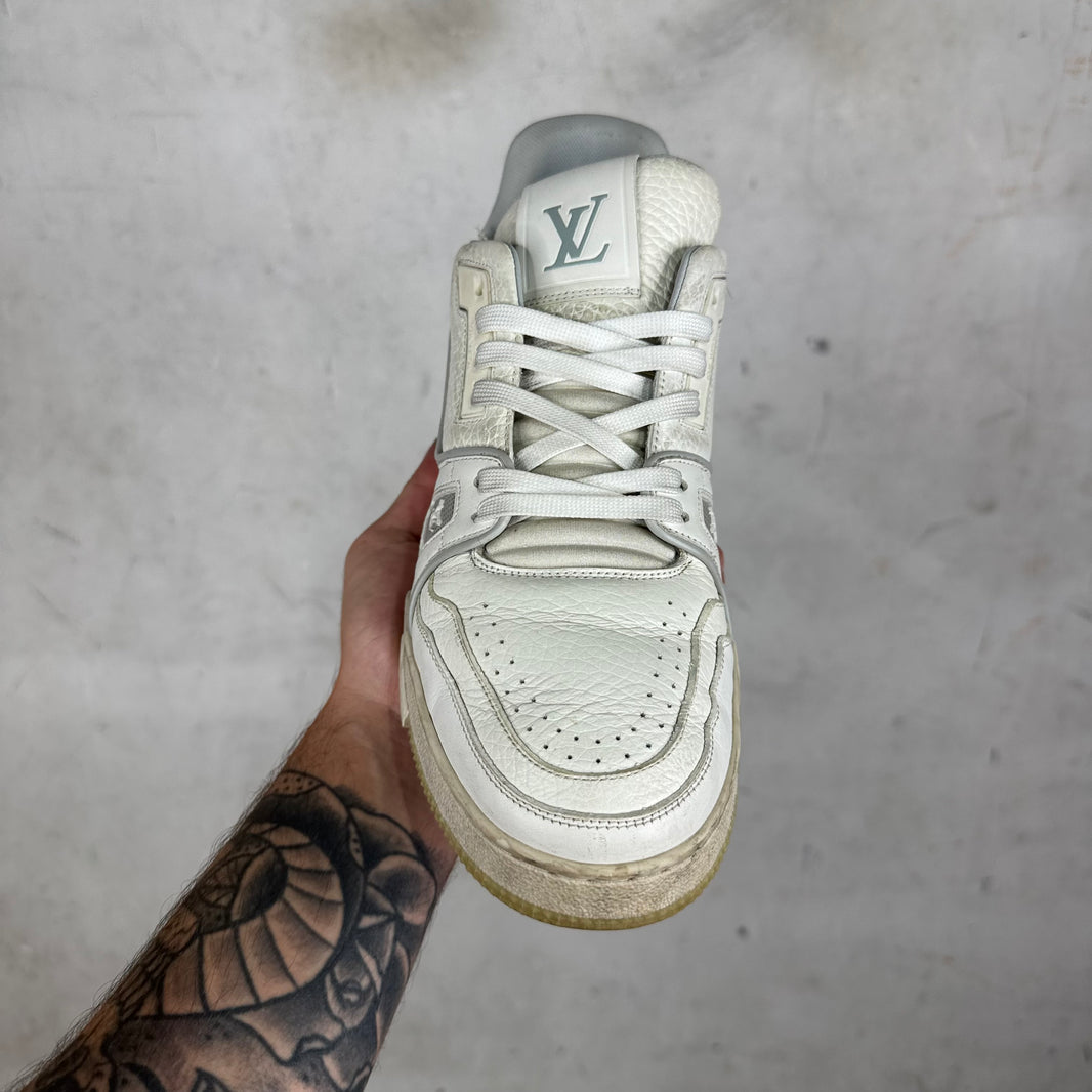 Louis Vuitton White Trainer Lows
