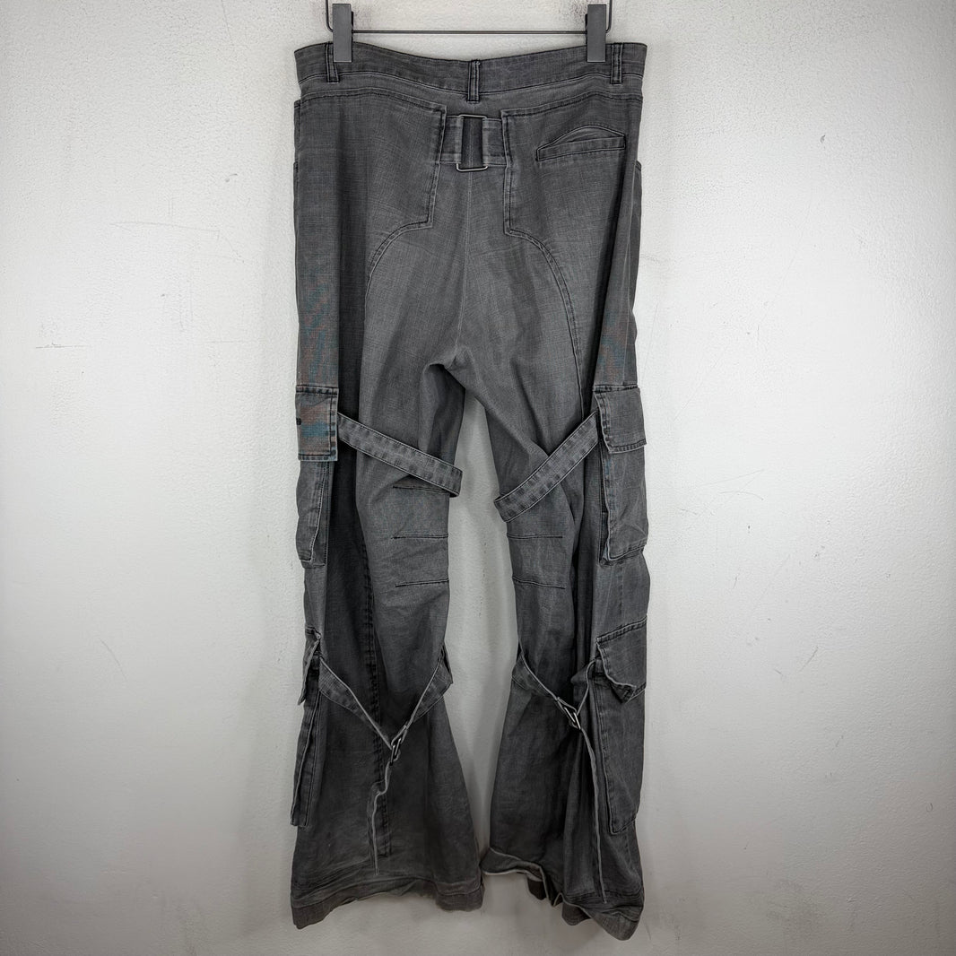 Acne Studios Gray Bondage Cargo Pants