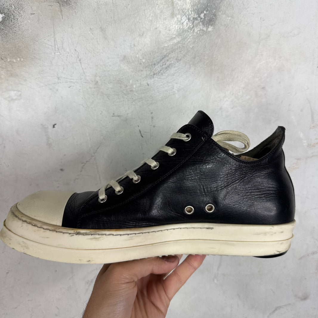 Rick Owens Black Leather Ramones
