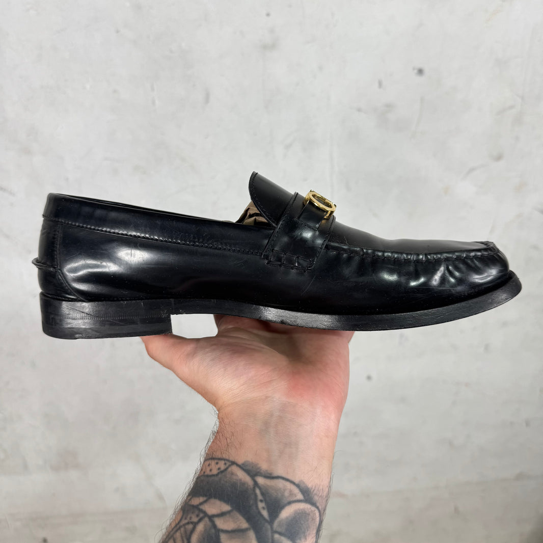 Gucci Spell-Out Penny Loafers
