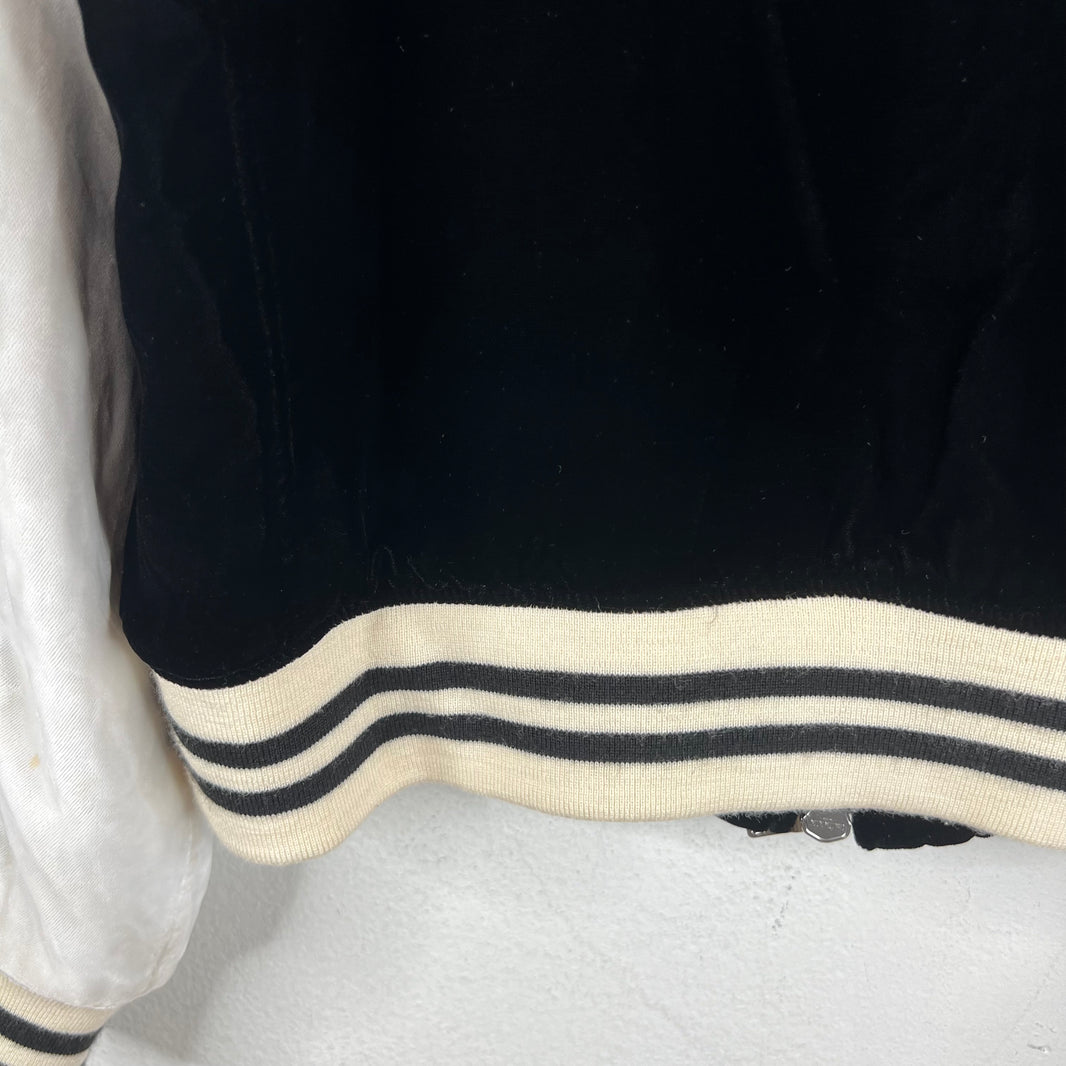 Balmain Crest Velour Teddy Jacket