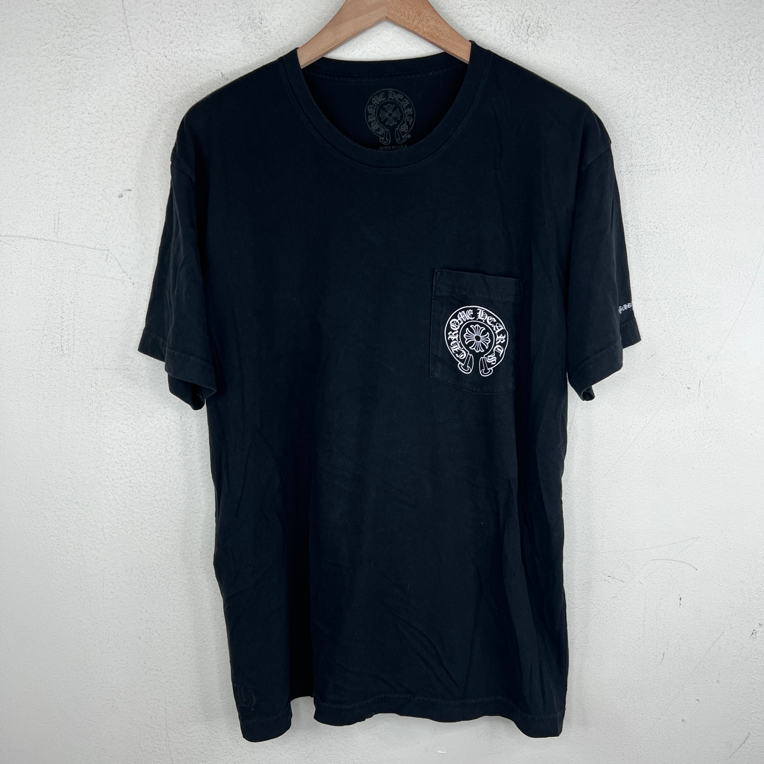 【Chrome Hearts】Horse Shoe Logo Pocket T-Shirt★半袖Tシャツ Chrome Hearts Horse Shoe Pocket T-Shirt – www.Lukes.store
