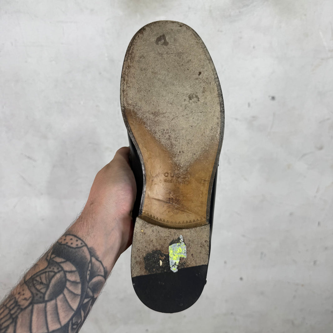 Gucci Spell-Out Penny Loafers