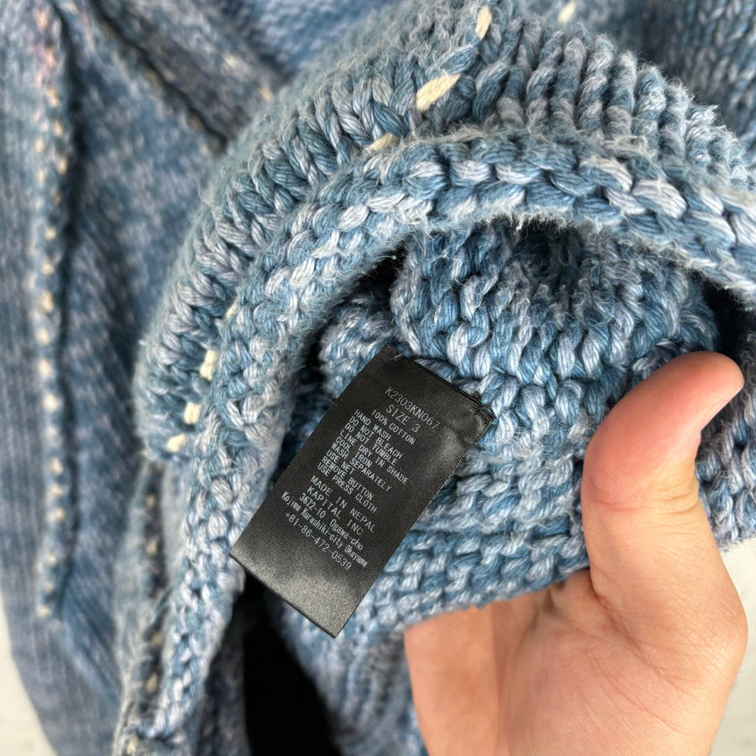 Kapital Heavy Cowichan Cardigan Knit Sweater