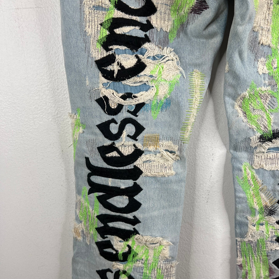 Endless Denim OG Embroidered Boro Jeans