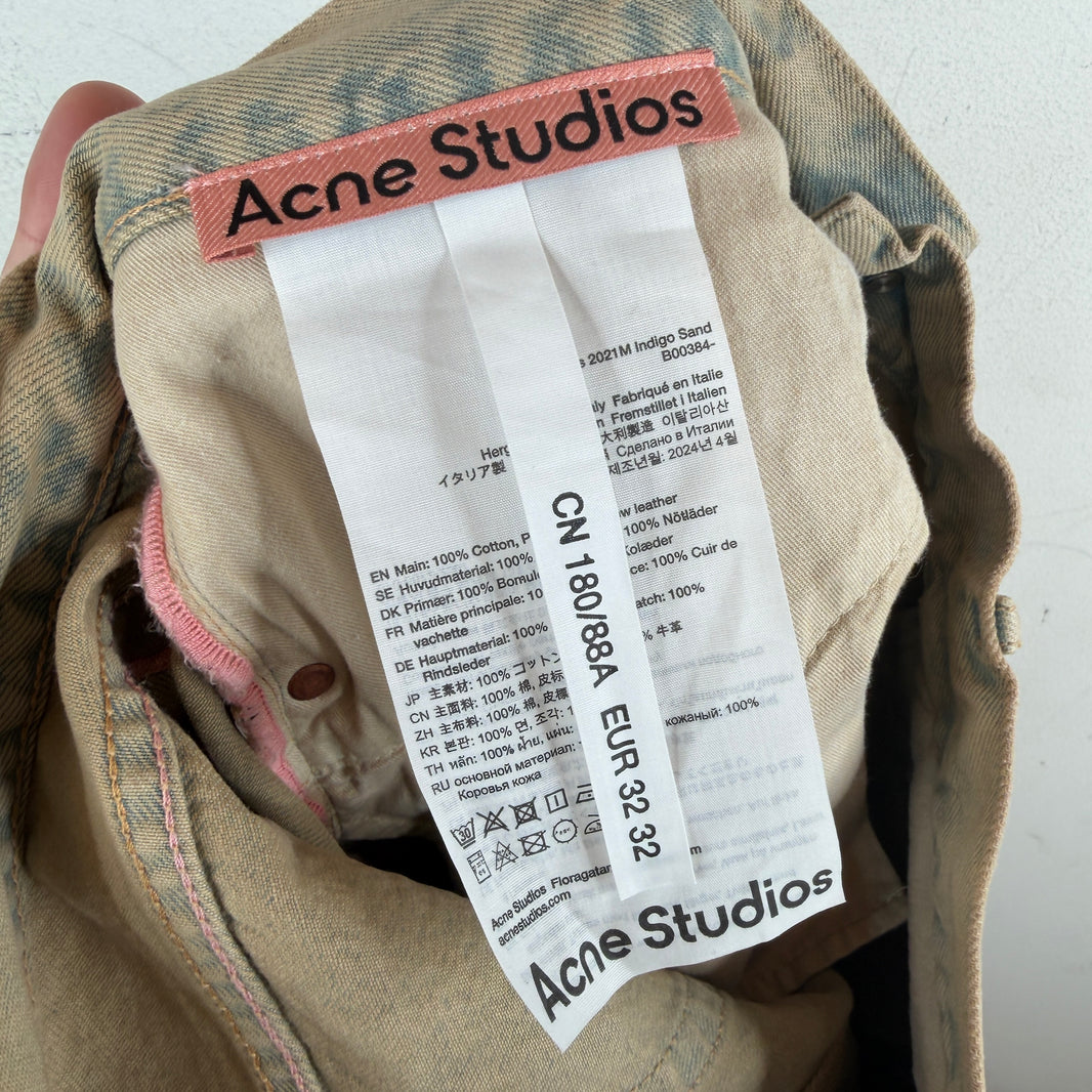 Acne Studios 2021 Indigo Sand Jeans