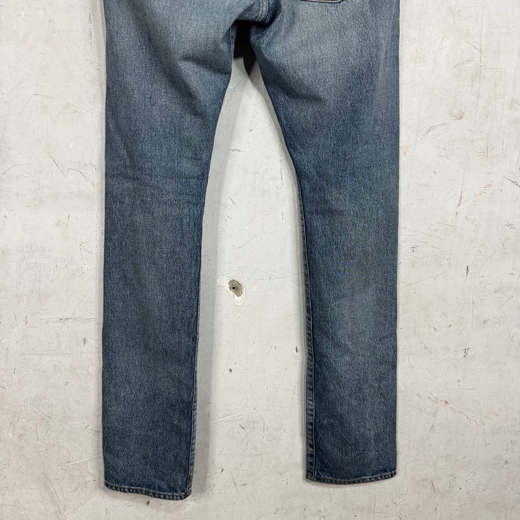 Saint Laurent D01 Lightwash Distressed Jeans