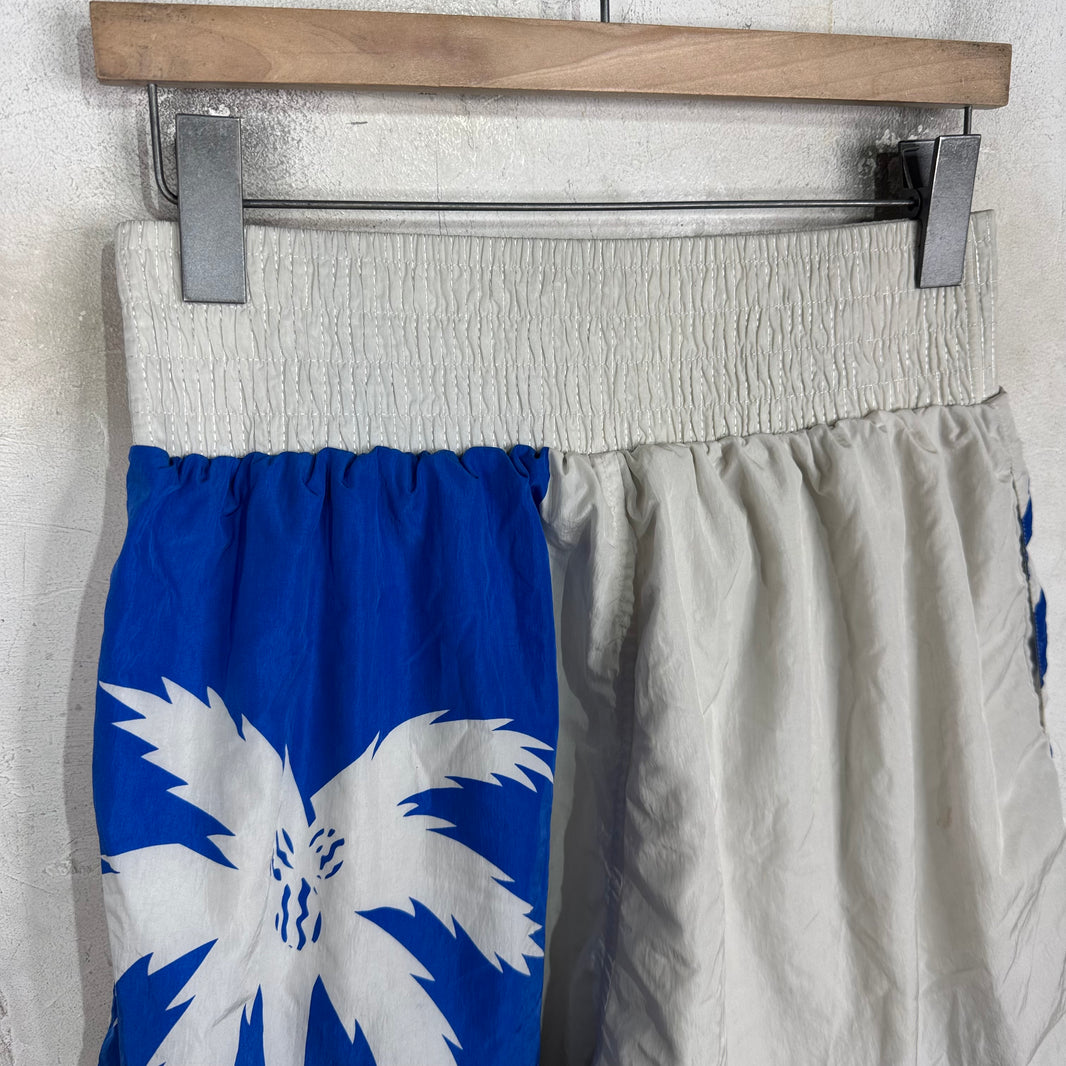 Bottega Veneta Palm Tree Nylon Boxing Shorts