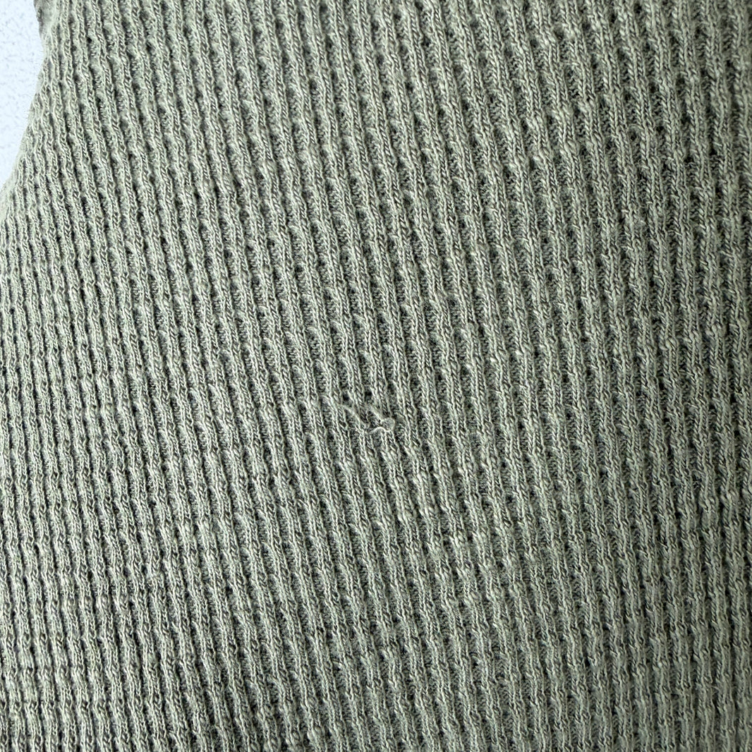 RRL Green Thermal Henley Shirt