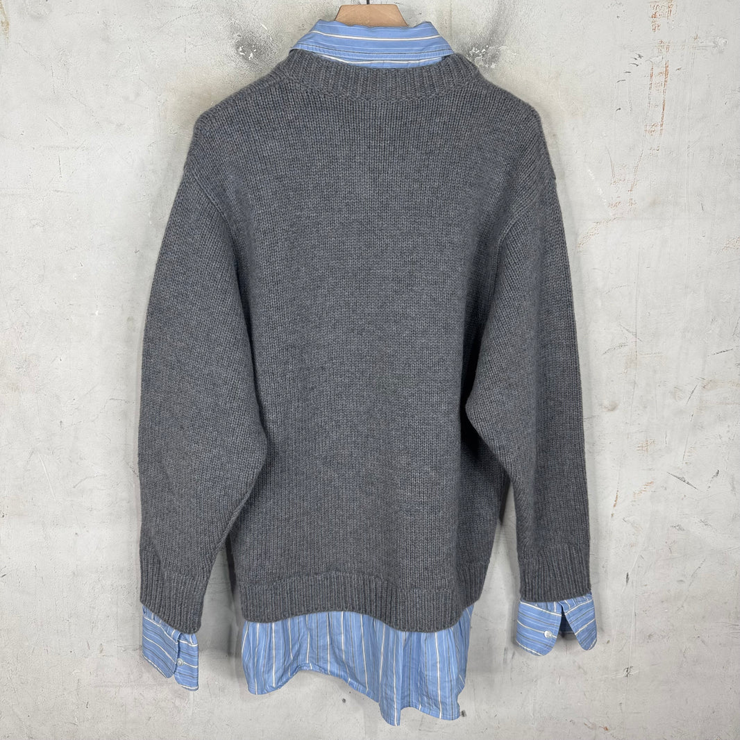 Balenciaga Layered Shirt Sweater