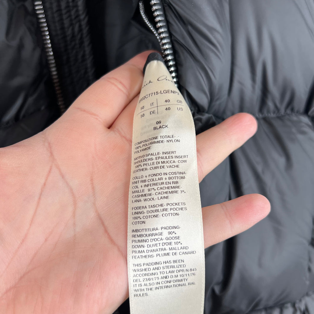 Rick Owens Jumbo Flight Puffer Vest