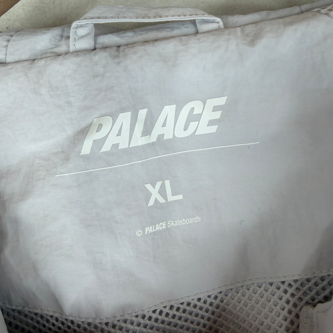 Palace Blk/White Hooded Track Jacket
