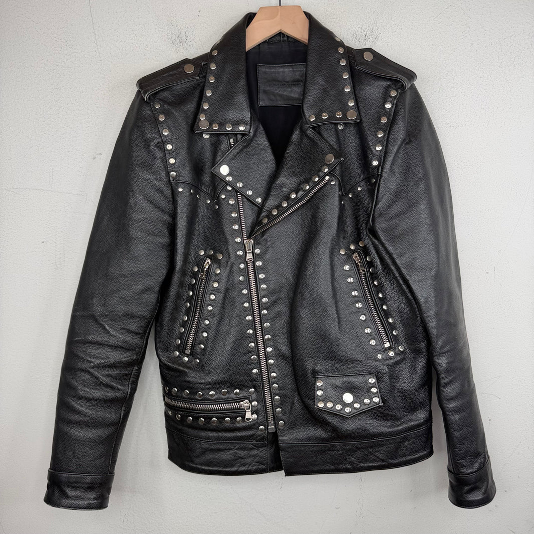 Alexander Digenova Studded Perfecto Leather Jacket